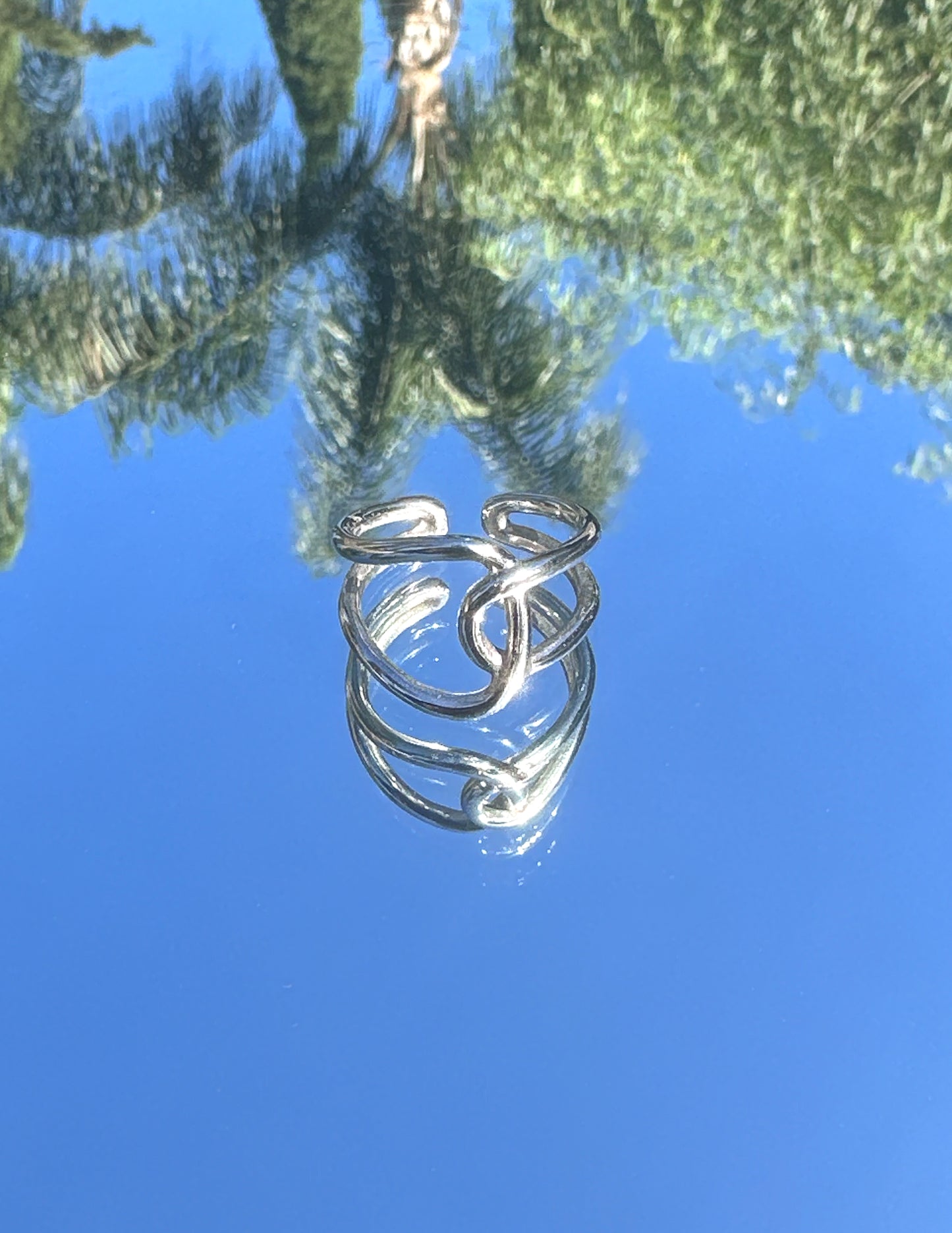 Silver Entwine Ring
