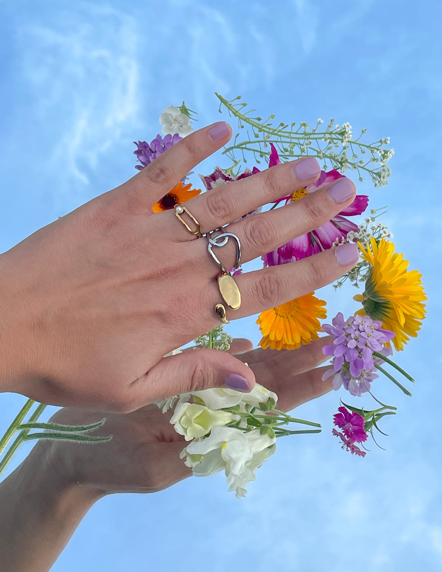 Silver Entwine Ring