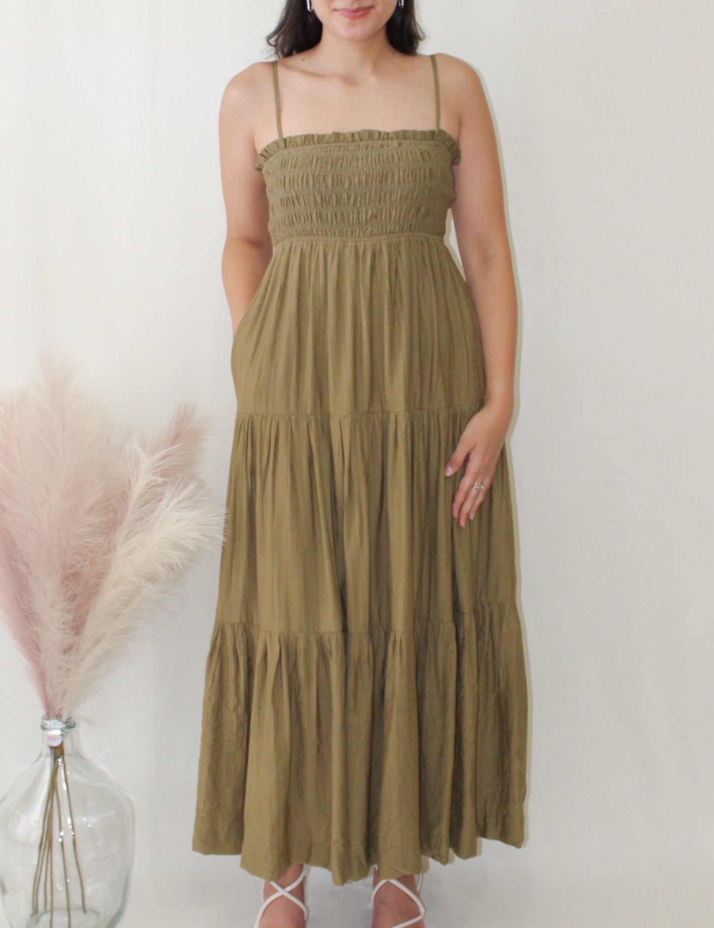 Green Tiered Dress Green Tiered Dress