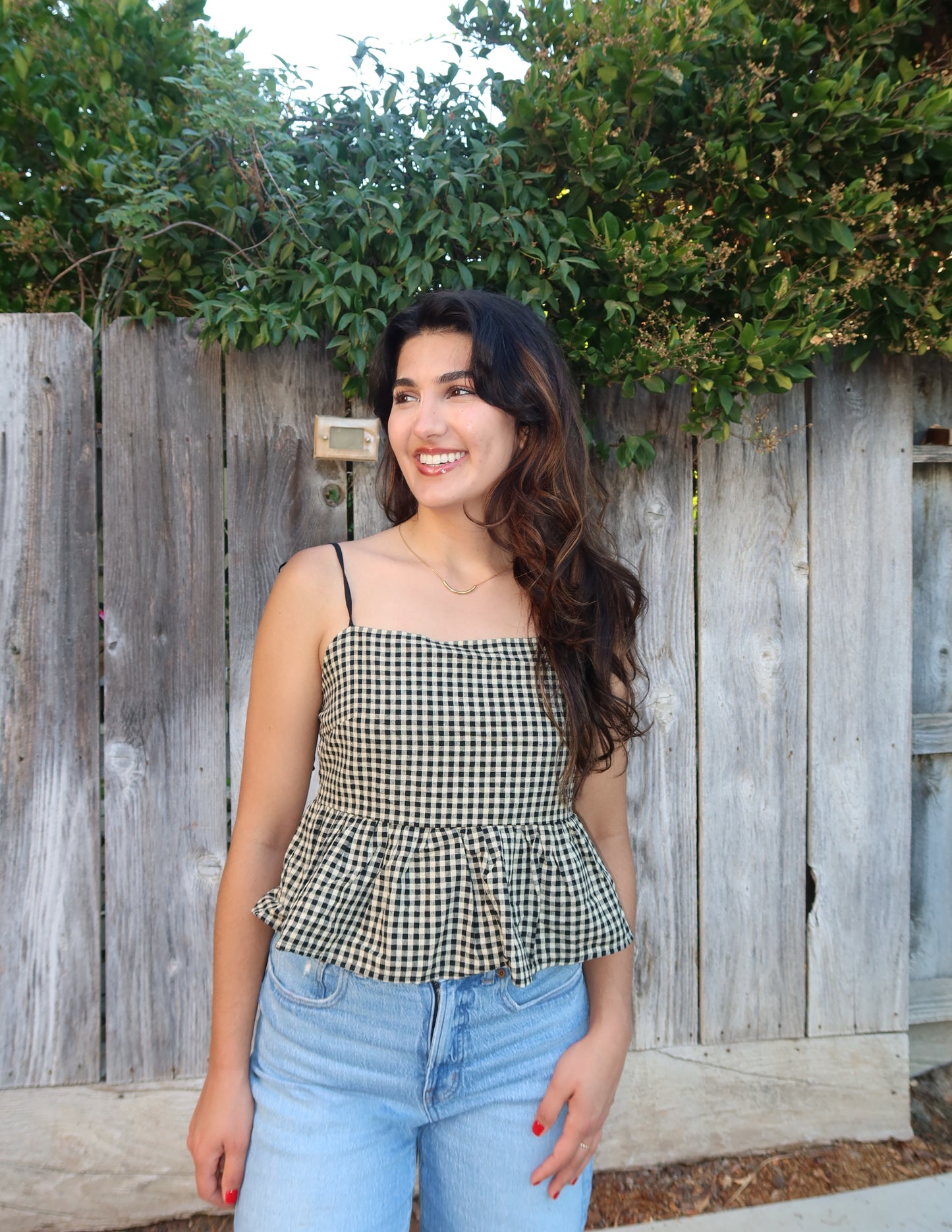 Gingham Top