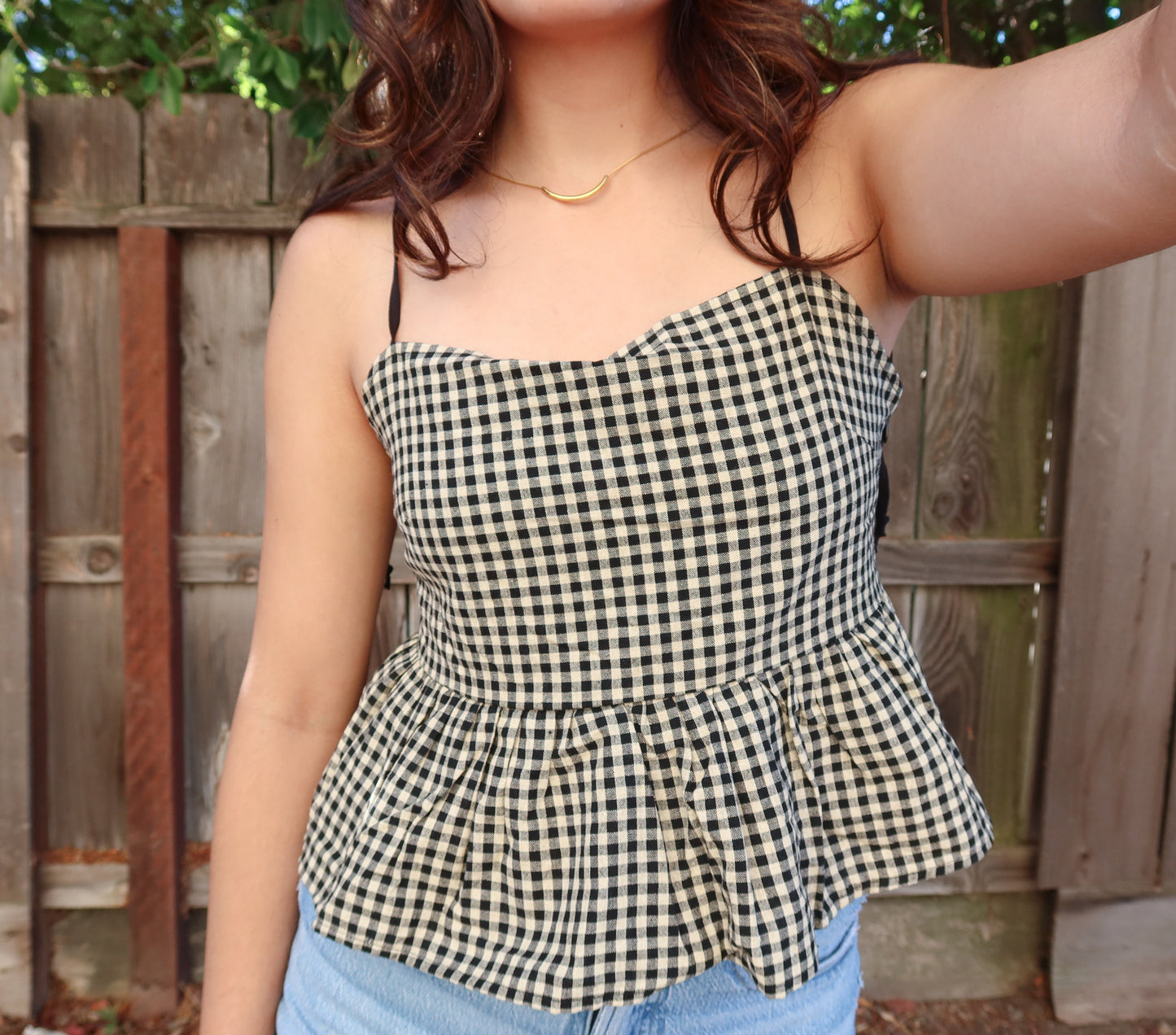 Gingham Top