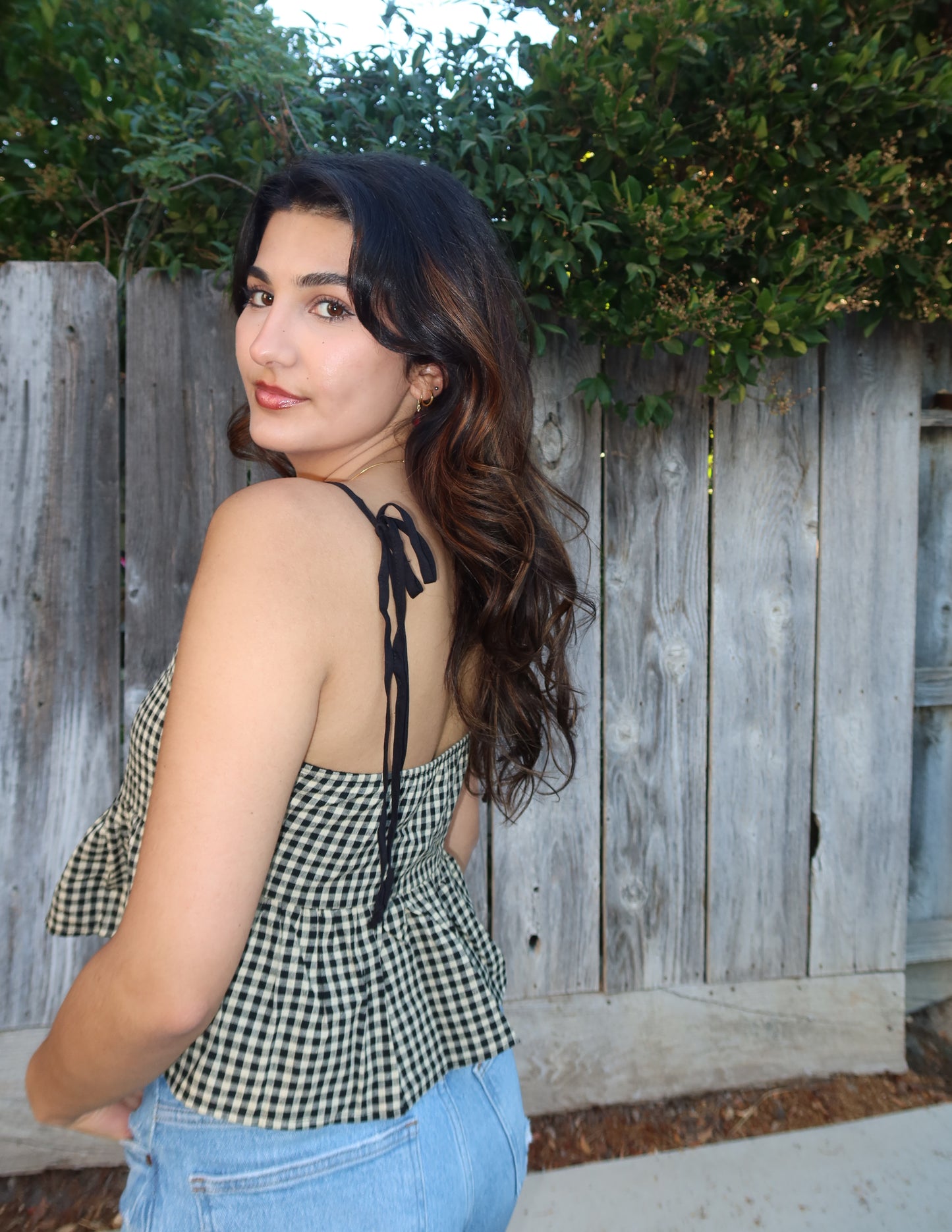 Gingham Top