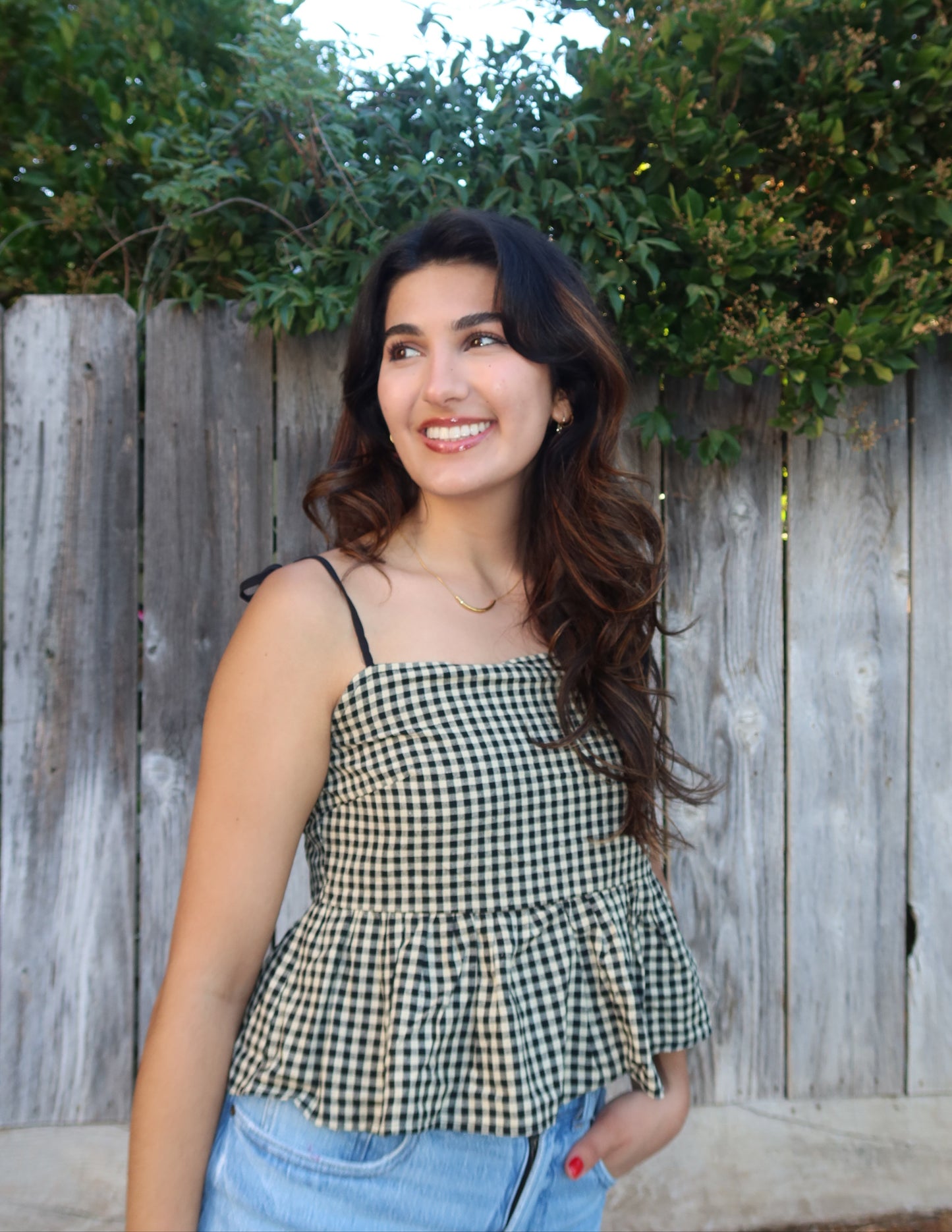 Gingham Top