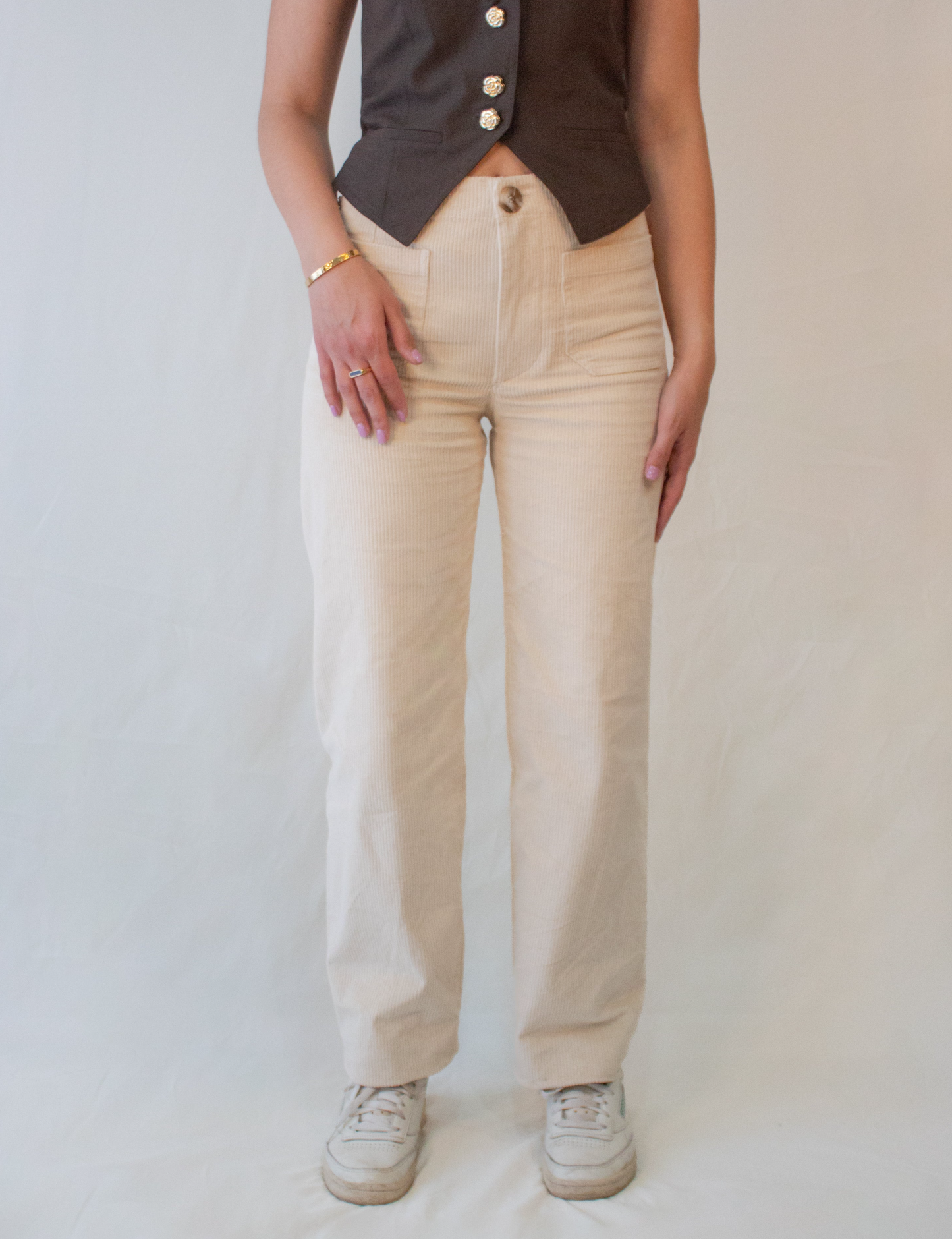 Corduroy Cream Pants