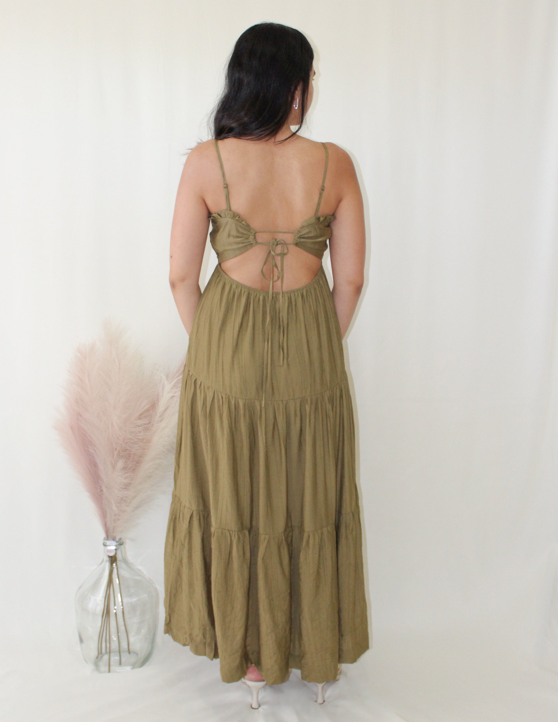Green Tiered Dress Emmy's Boutique & Clothing Co. Green Tiered Dress Emmy's Boutique & Clothing Co.
